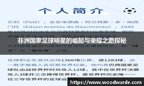 非洲国家足球明星的崛起与荣耀之路探秘